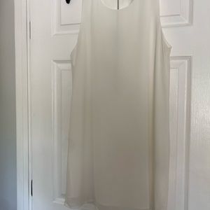 Chiffon white dress